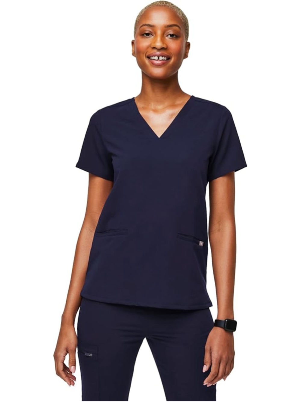 FIGS Casma Navy Scrub Set Top & Pants Size M FIONx